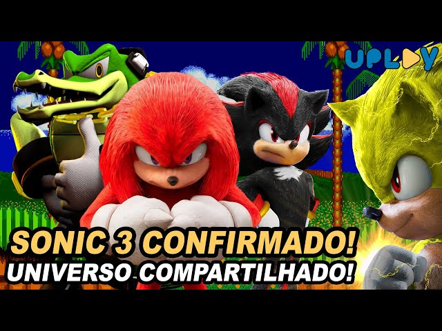 CONFIRMADO! SONIC 3 O FILME: SHADOW, CHAOTIX, ROBOTINICK MULHER, E