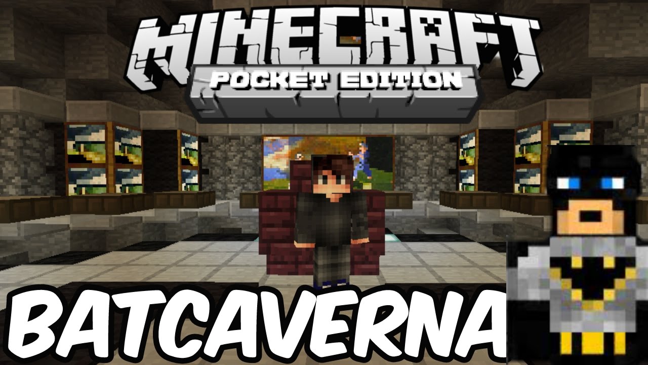 Mapa Da Batcaverna Para Minecraft Pe 1 0 Youtube Mapa Da Batcaverna Para Minecraft Pe 1 0 Youtube