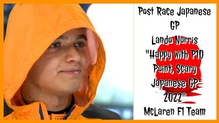 Information LANDO NORRIS POST RACE INTERVIEW JAPANESE GP 2022 Guide