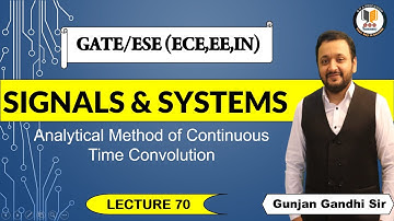 #70  Analytical Method of Continuous Time Convolution | Signals and Systems