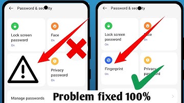 FIX Fingerprint Not Showing in Settings - Fingerprint Option Missing - Redmi Infinix Tecno vivo