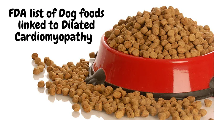 FDA list of Diets linked to DCM (Dilated Cardiomyopathy) in Dogs