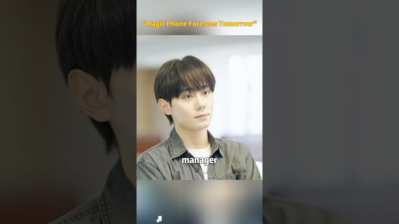 This man got a mobile phone that can predict the future!