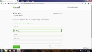 Upwork test php 2019||How to pass the up-work test||top10%