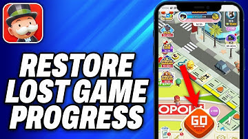 How To Restore Lost Game Progress in Monopoly Go (2025) - Easy Fix