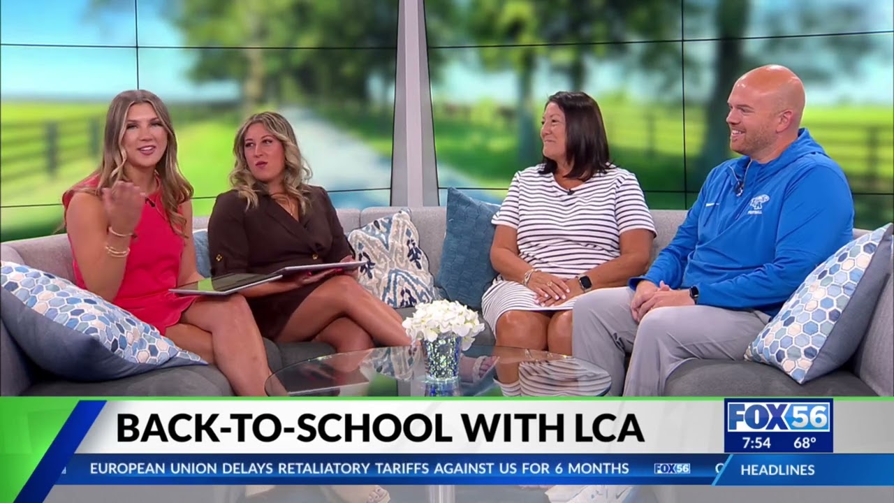Lexington Christian Academy's Lisa Bacon and Coach Oakley Watkins talk Back-to-School on FOX 56
