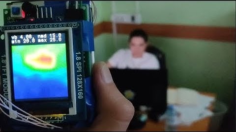 Самодельный тепловизор на amg8833 на stm32f103c8t6. Часть 1. Обзор, сборка.