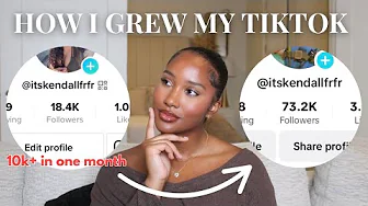 HOW TO GROW QUICKLY ON TIK TOK IN 2025 | I gained over 10k in 1 month