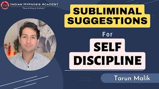 Subliminal Suggestions For Self Discipline And Motivation Tarun Malik English