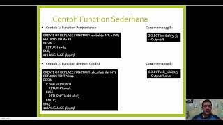 Fungsi dalam PL/SQL pada database PostgreSQL, Pengenalan, Sintaks, dan Contoh Implementasi