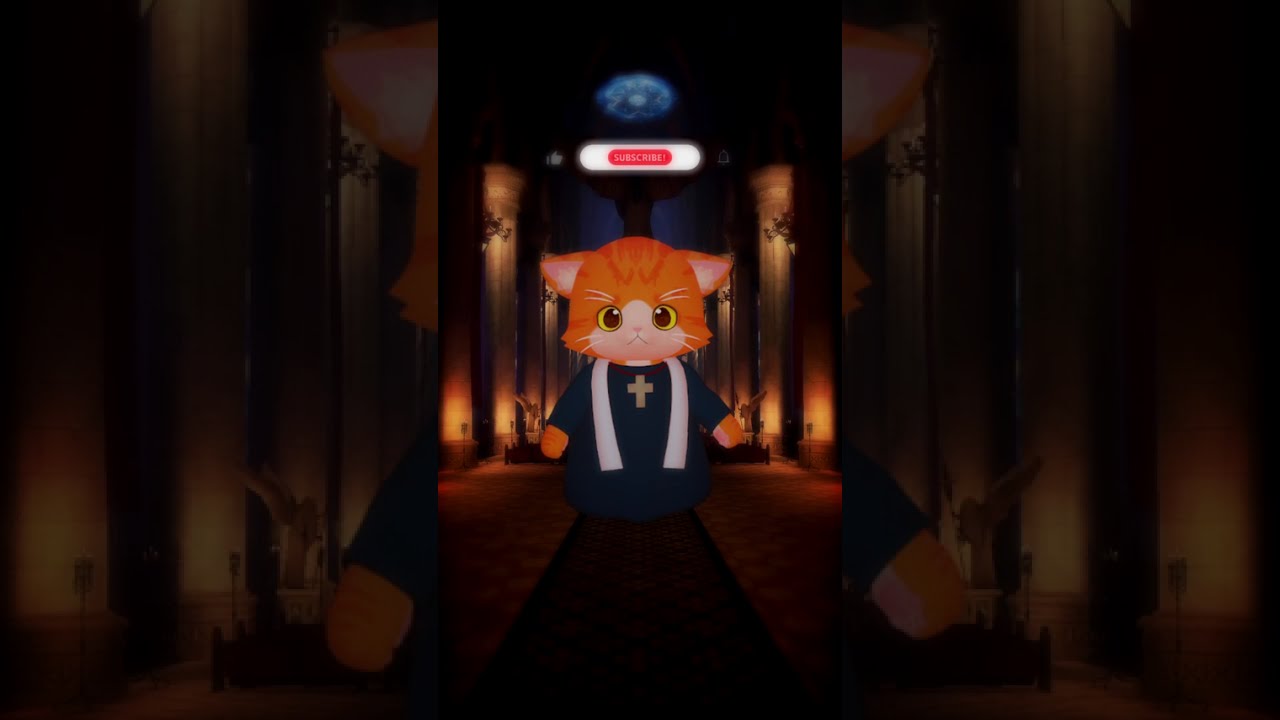 【NOT_MMD】『P推し活教団へようこそ』#踊ってみた にゃ! #shorts #vtuber #dance