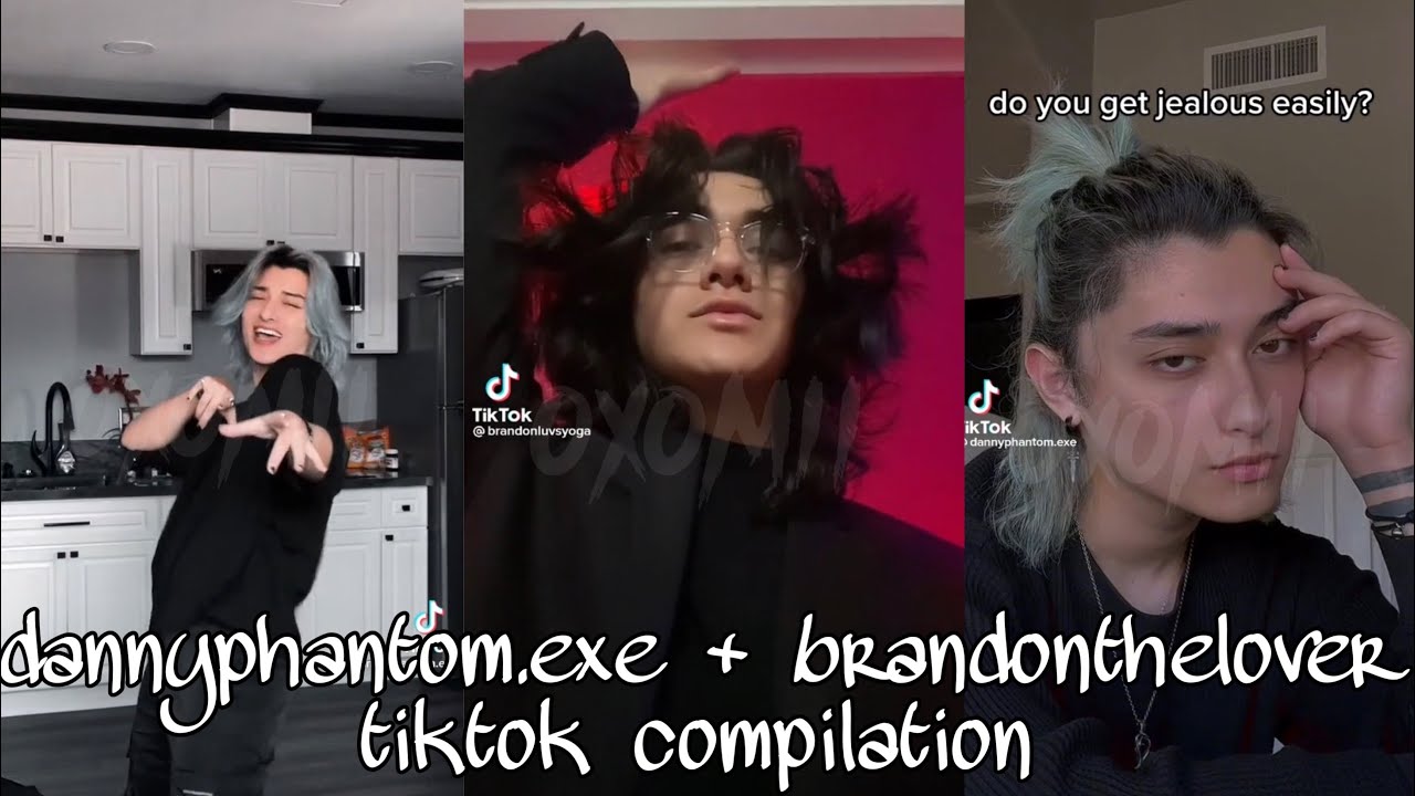 dannyphantom.exe + brandonthelover tiktok compilation BECAUSE WE HIT 1K SUBS!!