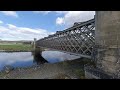 Steam engine 46115 passing over the river Tay  on 2022/04/24 at 1418 in VR180