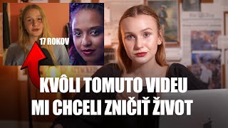Šikana v škole, policajné výsluchy! Čo sa skutočne dialo po mojom prvom videu, keď som mala 17…