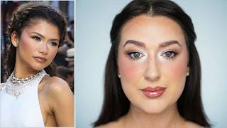 Zendaya’s VIRAL White Eyeshadow Makeup Tutorial | The Odyssey Look screenshot 5
