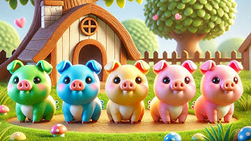 Con Heo Đất Remix - Nhạc Thiếu Nhi 4K Chú Heo Con Vui Nhộn - Ca Nhạc Hoạt Hình Thiếu Nhi