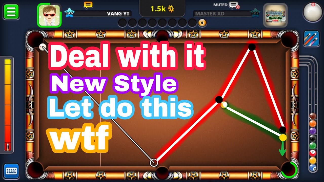 8 Ball Pool Jakata and dallas Trick shot New style || VANG YT Vs MASTER XD  || Gaming Miniclip - 