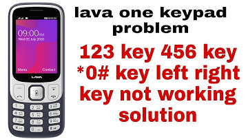 lava one keypad problem 💯% solution