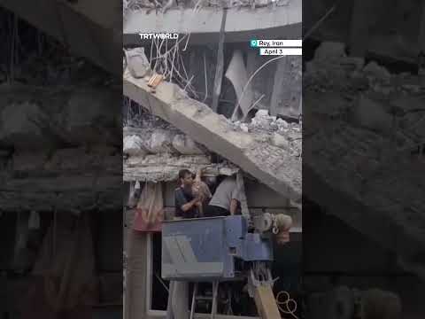 Afghan child rescued after deadly air strike hits Rey in Iran