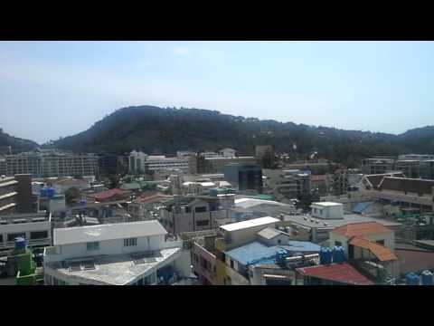 View from Amata rooftop pool Phuket Thailand