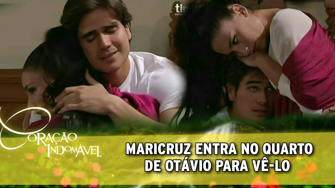 Coração Indomável - Maricruz entra no quarto de Otávio para vê-lo e descobre que Simone está grávida