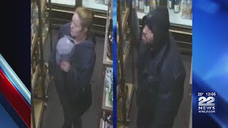 West Springfield PD looking to identify two theft suspects