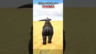 Challenge: KILL GIGA WITH PHIOMIA #shorts #ark #challenge