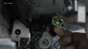 CS820/CX820/CX825/CX860 Series—Replacing the pick roller and separator bracket 550 sheet tray