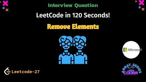 Remove Element - Leetcode 27 - in Hindi