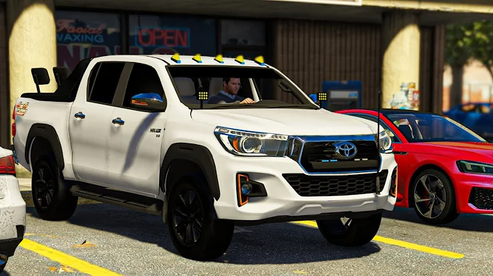 GTA 5 Mzansi edition With Real Life Traffic Gameplay Showcase - Toyota Hilux