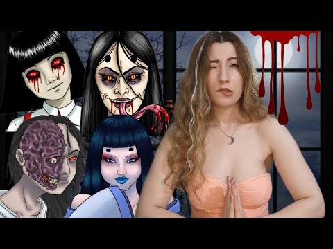 ASLA Duymamanız Gereken 4 KORKUNÇ Japon Şehir Efsanesi |Hanako-San, Nure-Onna, Oiwa, Yuki-Onna  😱😱