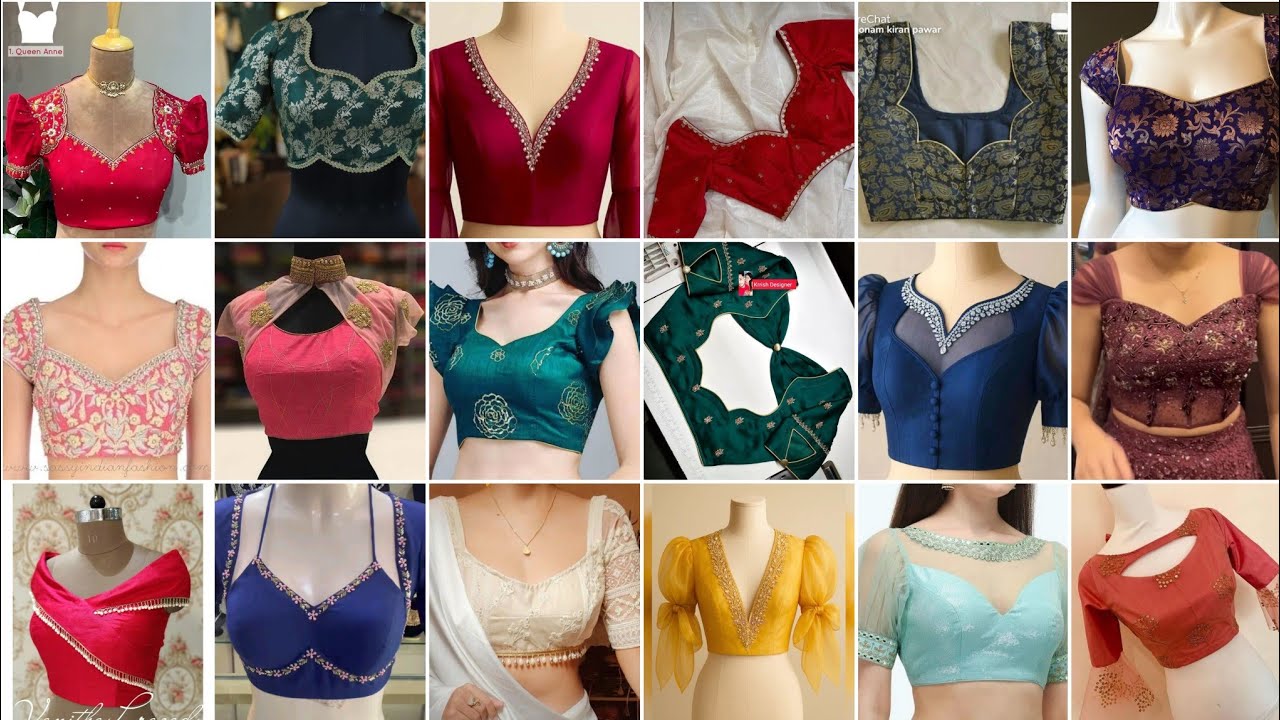 Beautiful Front Neck Design for Blouse 2025-26/Simple and Elegant Gala Design Ideas/Stylish Neckline