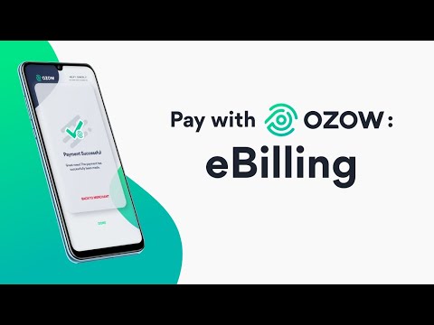 Pay with Ozow: eBilling