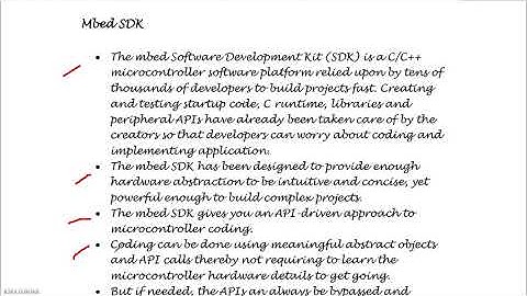 Mbed SDK & HDK||Microcontroller & Embedded Systems Design||KEC 061