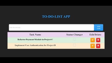 React || To-Do-List App || Demo Video
