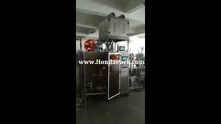 Multi function pyramid tea bag packaging machine to UK client