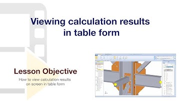 Tutorial NeXus – Calculation Results in Table Form – ACCA software