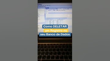 Como DELETAR um registro do seu Banco de Dados | #sql #shorts