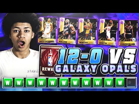 SWEATIEST GAME OF MY LIFE! 12-0 CHAMPIONSHIP GAME AGAINST A FULL GALAXY OPAL TEAM! NBA 2K19 MYTEAM