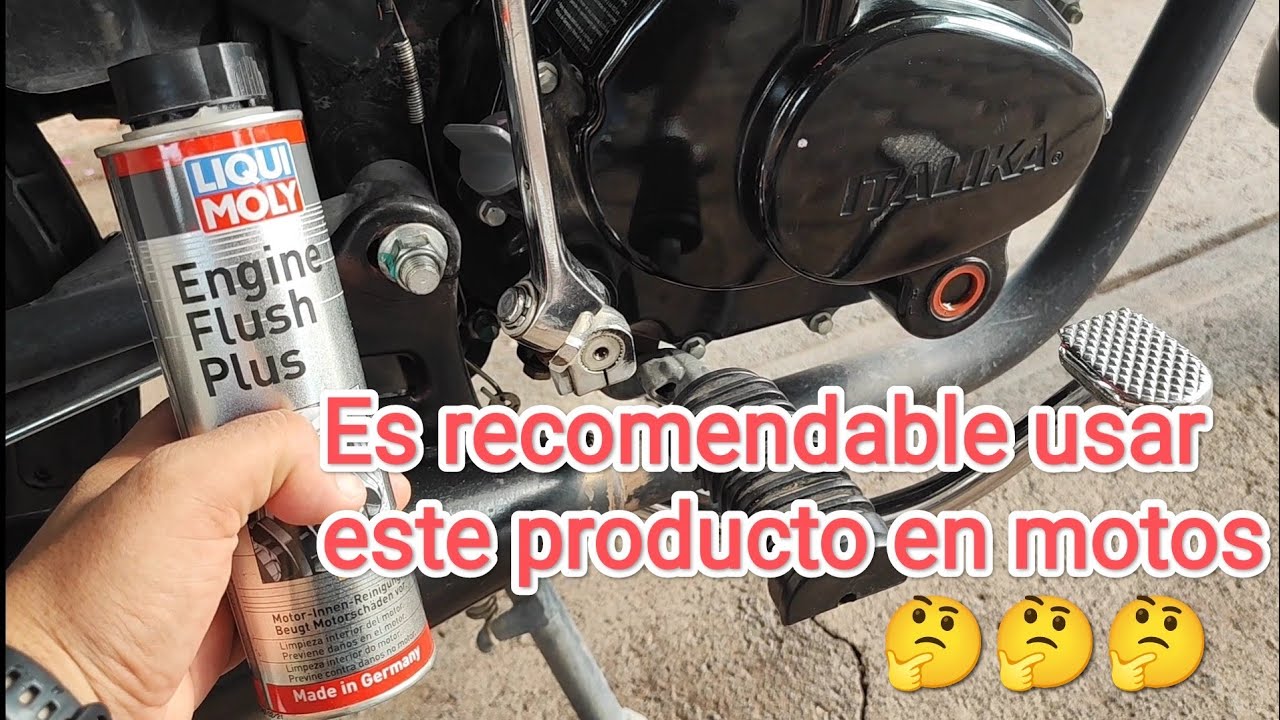 LIQUI MOLY ENGINE FLUSH EN MOTOS ITALIKA FT125 YouTube