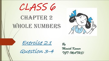 Class 6 || Exercise 2.1 ☆☆ QUESTION 3-4 ☆☆