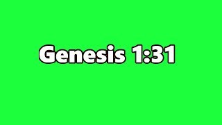 Genesis 1:31 (ESV) Genesis 1 31 Esv