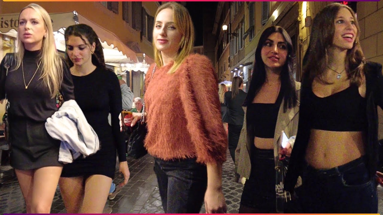 Italian girls in Italy Rome: nightlife special