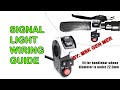 Electric scooter signal light wiring diagram  fiido q1  mober s10  headlight and horn switch