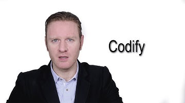 Codify - Meaning | Pronunciation || Word Wor(l)d - Audio Video Dictionary