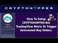 How To Setup CryptoHopper TradingView RSI Alerts To Trigger Automated Crypto Bot Trading On Binance