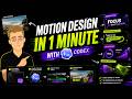 Codex Made This Motion Design in 1 Minute