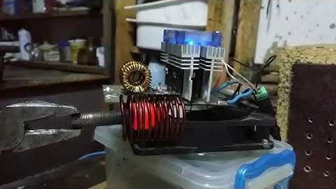 Simple Homemade High Power Induction Heater