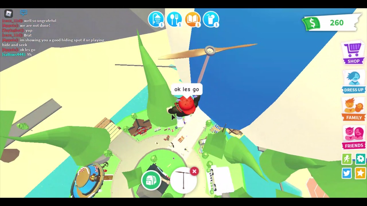 Glitch and hiding spot in adopt me. FT sallows444 YouTube