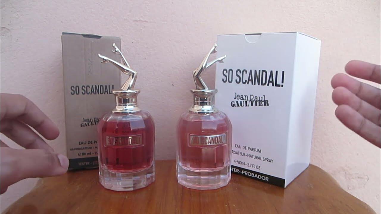 REAL vs FAKE SO SCANDAL by JEAN PAUL GAULTIER | Testers ( So Scandal  testers ) - YouTube | Eau de Parfum